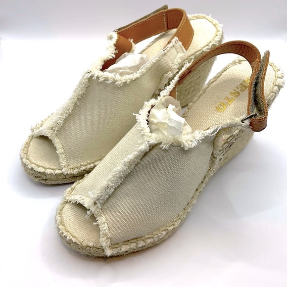 Sesto Meucci Women's Distressed Wedge Heel Size (W) 7 - Picture 2 of 6